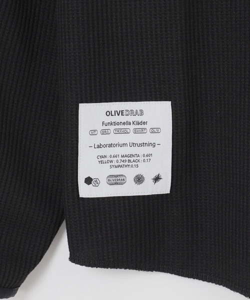 B.C STOCK(ベーセーストック)の「【OLIVEDRAB/オリーブドラブ】サーマルクルーネック ロングスリーブTシャツ(Tシャツ/カットソー・メンズ・ホワイト/ブラック/アイボリー・LARGE/MEDIUM)」の19枚目の写真
