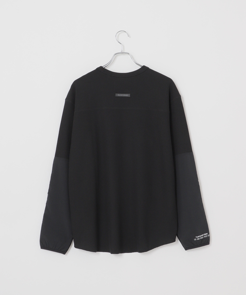 B.C STOCK(ベーセーストック)の「【OLIVEDRAB/オリーブドラブ】サーマルクルーネック ロングスリーブTシャツ(Tシャツ/カットソー・メンズ・ホワイト/ブラック/アイボリー・LARGE/MEDIUM)」の22枚目の写真
