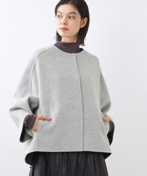 Reflect | リバー仕立てショートコート(ノーカラーコート)