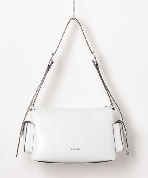 MICHAEL KORS(マイケルコース)の「DAKOTA ポケット ショルダー ミディアム(ショルダーバッグ・レディース・ホワイト系・FREE)」の4枚目の写真