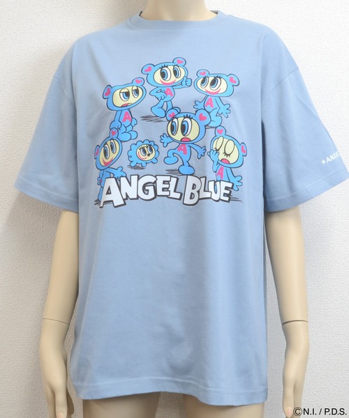 ANGEL BLUE(エンジェルブルー)の「エンジェルブルー Tシャツ 大量(Tシャツ/カットソー・レディース・ブルー系/ブラック系/ホワイト系・L/M/S/XS)」の8枚目の写真
