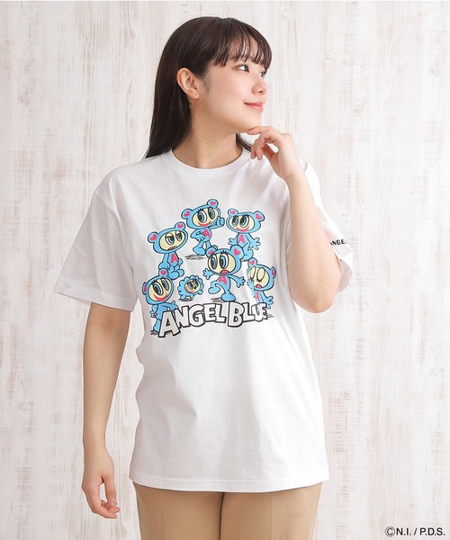 ANGEL BLUE(エンジェルブルー)の「エンジェルブルー Tシャツ 大量(Tシャツ/カットソー・レディース・ブルー系/ブラック系/ホワイト系・L/M/S/XS)」の9枚目の写真