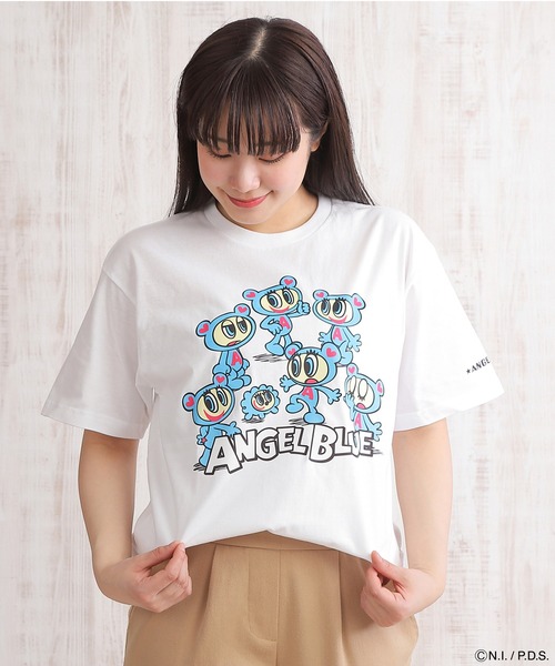 ANGEL BLUE(エンジェルブルー)の「エンジェルブルー Tシャツ 大量(Tシャツ/カットソー・レディース・ブルー系/ブラック系/ホワイト系・L/M/S/XS)」の11枚目の写真