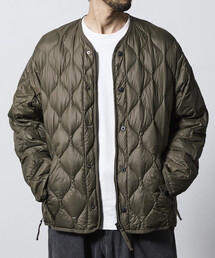 FREAK'S STORE | 限定展開 TAION/タイオン ミリタリー M65 ライナーWジップ ショートダウンジャケット-ソフトシェル / M65LSZBML-1 SHORT(ダウンジャケット/コート)