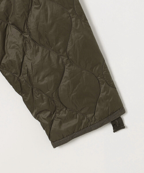 FREAK'S STORE(フリークスストア)の「限定展開 TAION/タイオン ミリタリー M65 ライナーWジップ ショートダウンジャケット-ソフトシェル / M65LSZBML-1 SHORT(ダウンジャケット/コート・メンズ・オリーブ/ブラック・X-LARGE/LARGE/SMALL/MEDIUM)」の9枚目の写真