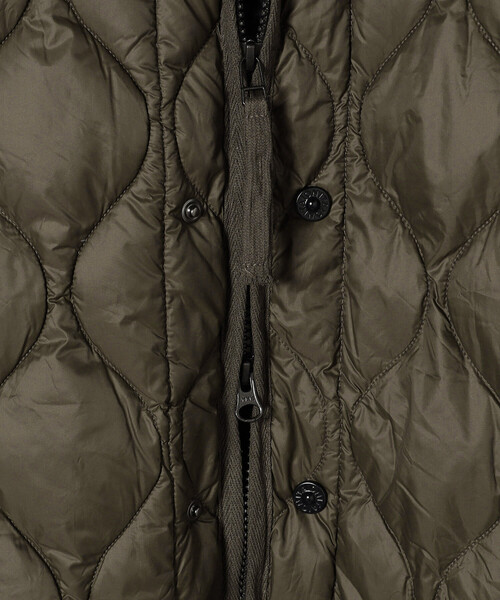 FREAK'S STORE(フリークスストア)の「限定展開 TAION/タイオン ミリタリー M65 ライナーWジップ ショートダウンジャケット-ソフトシェル / M65LSZBML-1 SHORT(ダウンジャケット/コート・メンズ・オリーブ/ブラック・X-LARGE/LARGE/SMALL/MEDIUM)」の13枚目の写真