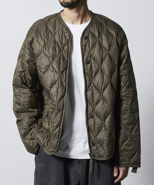 FREAK'S STORE(フリークスストア)の「限定展開 TAION/タイオン ミリタリー M65 ライナーWジップ ショートダウンジャケット-ソフトシェル / M65LSZBML-1 SHORT(ダウンジャケット/コート・メンズ・オリーブ/ブラック・X-LARGE/LARGE/SMALL/MEDIUM)」の20枚目の写真