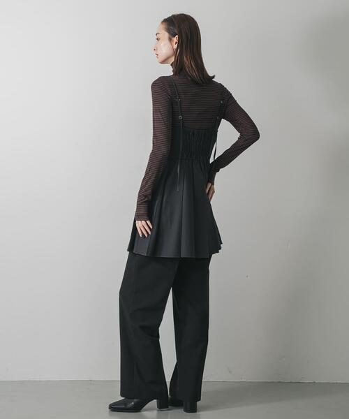 SENSE OF PLACE by URBAN RESEARCH（センスオブプレイスバイアーバンリサーチ）の「『毛玉防止』メローハイネックトップ（Tシャツ/カットソー・レディース・チャコールグレー/ブラック/ピンク/アイボリー/ブラウン系その他/ブルー・ONE）」の13枚目の写真