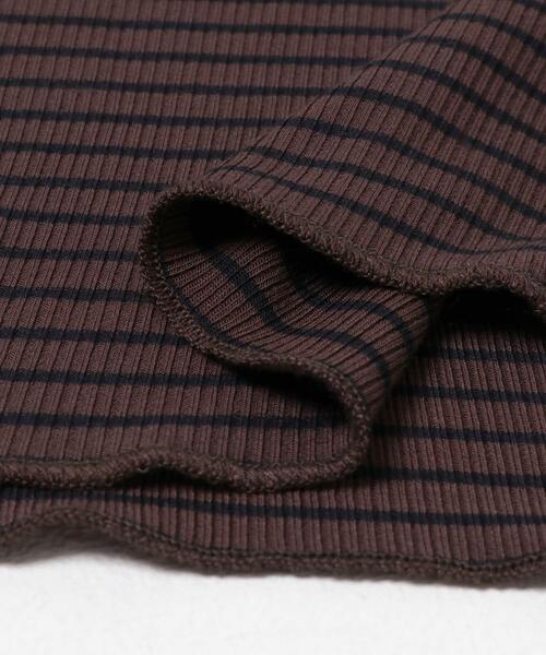 SENSE OF PLACE by URBAN RESEARCH（センスオブプレイスバイアーバンリサーチ）の「『毛玉防止』メローハイネックトップ（Tシャツ/カットソー・レディース・チャコールグレー/ブラック/ピンク/アイボリー/ブラウン系その他/ブルー・ONE）」の19枚目の写真