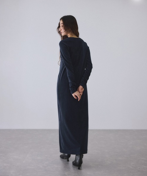 ベロア BOTANICAL DYED DRESS（ワンピース）｜ADAM ET ROPE