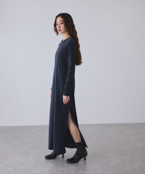 ベロア BOTANICAL DYED DRESS（ドレス）｜ADAM ET ROPE'（アダムエロペ