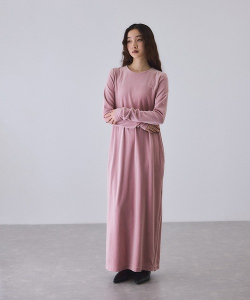 ベロア BOTANICAL DYED DRESS（ワンピース）｜ADAM ET ROPE