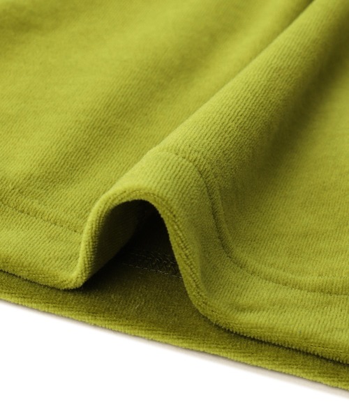 ADAM ET ROPE'（アダムエロペ）の「ベロア BOTANICAL DYED DRESS（ワンピース・レディース・オリーブ/ネイビー/ピンク・2/1）」の17枚目の写真