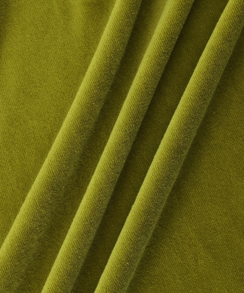 ADAM ET ROPE'（アダムエロペ）の「ベロア BOTANICAL DYED DRESS（ワンピース・レディース・オリーブ/ネイビー/ピンク・2/1）」の18枚目の写真