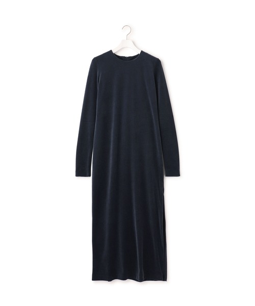 ADAM ET ROPE'（アダムエロペ）の「ベロア BOTANICAL DYED DRESS（ワンピース・レディース・オリーブ/ネイビー/ピンク・2/1）」の19枚目の写真