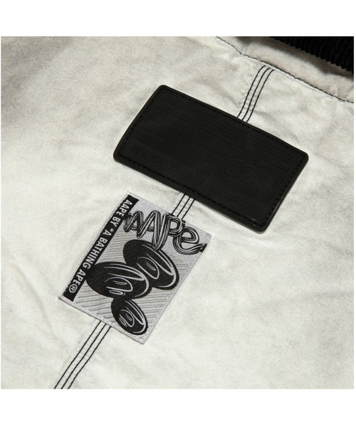 AAPE BY A BATHING APE(エーエイプバイアベイシングエイプ)の「AAPE MAIN JACKET(ミリタリージャケット・メンズ・ライトブラック/ホワイト系その他・LARGE/MEDIUM/SMALL/X-LARGE)」の5枚目の写真
