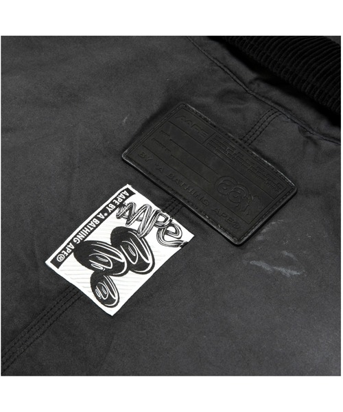AAPE BY A BATHING APE(エーエイプバイアベイシングエイプ)の「AAPE MAIN JACKET(ミリタリージャケット・メンズ・ライトブラック/ホワイト系その他・LARGE/MEDIUM/SMALL/X-LARGE)」の9枚目の写真