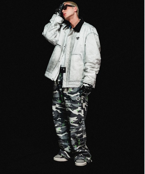 AAPE BY A BATHING APE(エーエイプバイアベイシングエイプ)の「AAPE MAIN JACKET(ミリタリージャケット・メンズ・ライトブラック/ホワイト系その他・LARGE/MEDIUM/SMALL/X-LARGE)」の11枚目の写真