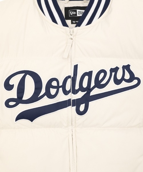 ニューエラ フェザーレス ダウンジャケット 袖ロゴ入り オフ ホワイトアウター NEW ERA（ニューエラ） ダウンジャケット MLB : ONSPOTZ Yahoo
