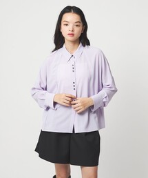 EMMEL REFINES | ＜EMMEL REFINES＞EM V/ポプリン オーバー シャツ(シャツ/ブラウス)