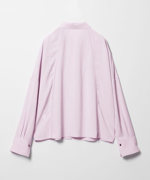 EMMEL REFINES(エメルリファインズ)の「<EMMEL REFINES>EM V/ポプリン オーバー シャツ(シャツ/ブラウス・レディース・ライラック/オフホワイト・FREE)」の19枚目の写真