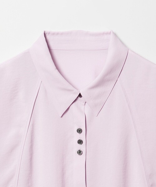 EMMEL REFINES(エメルリファインズ)の「<EMMEL REFINES>EM V/ポプリン オーバー シャツ(シャツ/ブラウス・レディース・ライラック/オフホワイト・FREE)」の20枚目の写真