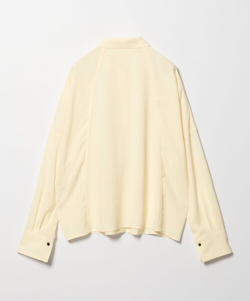 EMMEL REFINES(エメルリファインズ)の「<EMMEL REFINES>EM V/ポプリン オーバー シャツ(シャツ/ブラウス・レディース・ライラック/オフホワイト・FREE)」の13枚目の写真