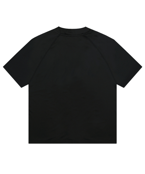 GLACK(グラック)の「GT145 ラゲージラベルグラフィック半袖ラッシュガード (ブラック)(Tシャツ/カットソー・レディース・その他・MEDIUM/LARGE)」の4枚目の写真