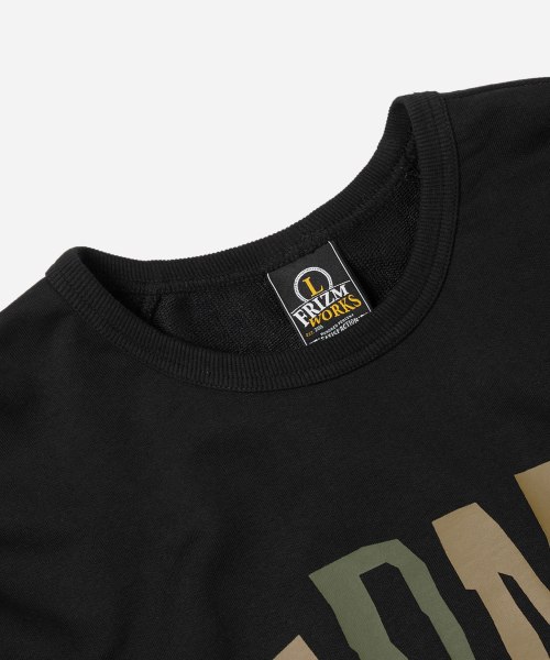 FRIZMWORKS（フリズムワークス）の「ARMY HELMET SWEATSHIRT _ BLACK（スウェット・メンズ・その他・SMALL/MEDIUM/LARGE/X-LARGE）」の4枚目の写真