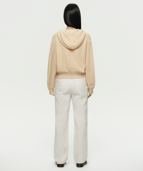 MUSINSA STANDARD WOMAN（ムシンサスタンダードウーマン）の「ウィメンズストレートデニムパンツ[クリーム]（デニムパンツ・レディース・その他・32/30/23/24/25/26/27/28/29）」の3枚目の写真