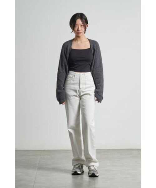MUSINSA STANDARD WOMAN（ムシンサスタンダードウーマン）の「ウィメンズストレートデニムパンツ[クリーム]（デニムパンツ・レディース・その他・32/30/23/24/25/26/27/28/29）」の13枚目の写真