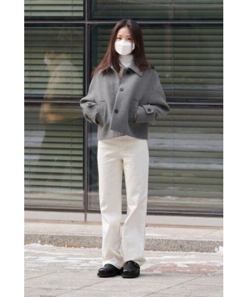 MUSINSA STANDARD WOMAN（ムシンサスタンダードウーマン）の「ウィメンズストレートデニムパンツ[クリーム]（デニムパンツ・レディース・その他・32/30/23/24/25/26/27/28/29）」の16枚目の写真