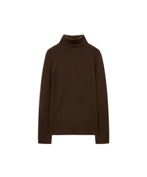SIKN2155 コンフォートスリムタートルネックニット_Brown