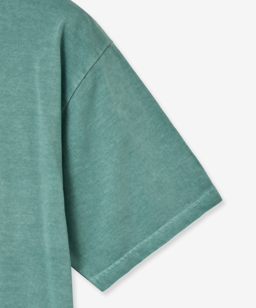 VTWO（ブイツー）の「パイロットジョギングスヌーピー ピグメントTシャツ (GREEN)（Tシャツ/カットソー・メンズ・その他・SMALL/MEDIUM/LARGE）」の5枚目の写真