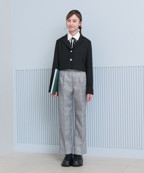 GLOBAL WORK（グローバルワーク）の「卒服/イージーケア/ストレートパンツ/598142（スラックス・キッズ・ブラック/グレー・150cm/160cm）」の14枚目の写真