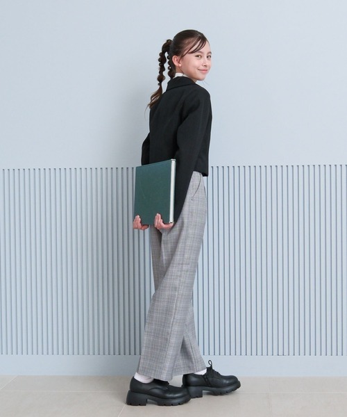 GLOBAL WORK（グローバルワーク）の「卒服/イージーケア/ストレートパンツ/598142（スラックス・キッズ・ブラック/グレー・150cm/160cm）」の16枚目の写真