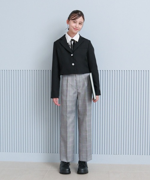 GLOBAL WORK（グローバルワーク）の「卒服/イージーケア/ストレートパンツ/598142（スラックス・キッズ・ブラック/グレー・150cm/160cm）」の17枚目の写真