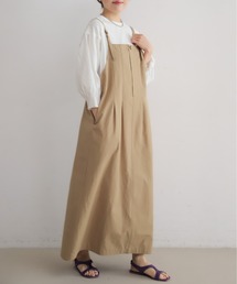 NOMBRE IMPAIR | 綿麻ツイル　フィッシュテールジャンスカ(ワンピース)