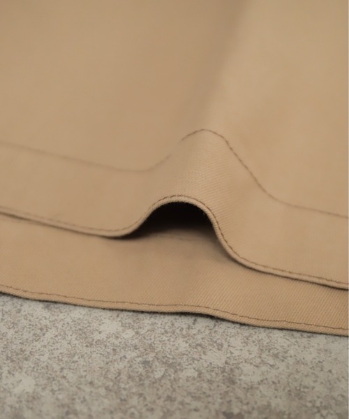 NOMBRE IMPAIR（ノンブルアンペール）の「綿麻ツイル　フィッシュテールジャンスカ（ワンピース・レディース・チャコールグレー/ベージュ・FREE）」の11枚目の写真