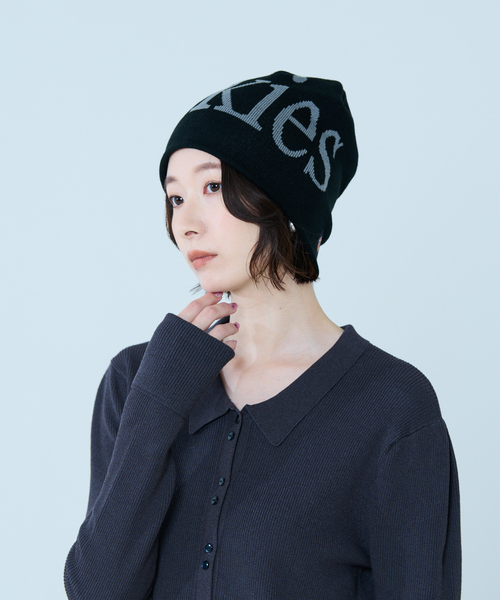Dickies（ディッキーズ）の「【DICKIES/ディッキーズ】BIG LOGO BEANIE/ビッグロゴビーニー（ニットキャップ/ビーニー・レディース・ブラック/ホワイト・フリー）」の5枚目の写真