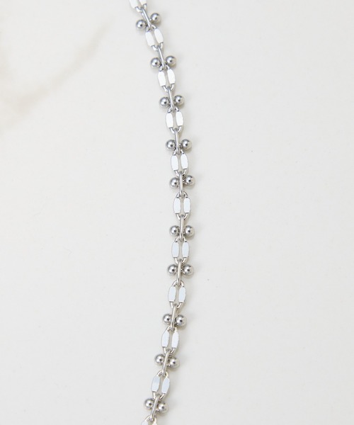 COLLAGE GALLARDAGALANTE（コラージュガリャルダガランテ）の「アクセントチェーンネックレス（ネックレス・レディース・シルバー/ゴールド・FREE）」の7枚目の写真