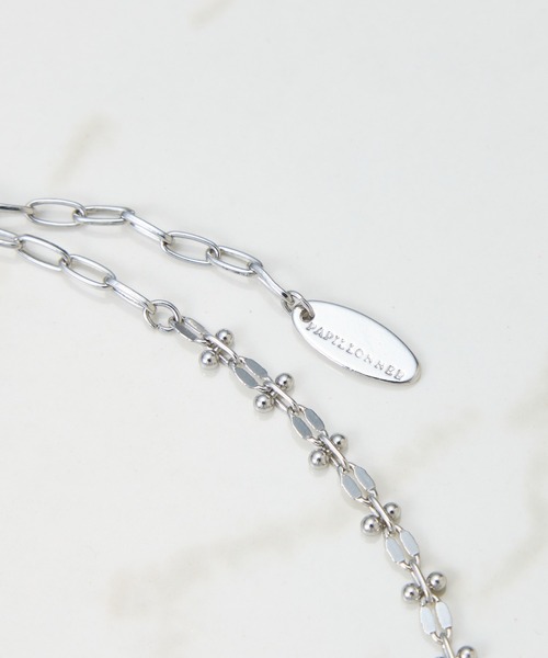 COLLAGE GALLARDAGALANTE（コラージュガリャルダガランテ）の「アクセントチェーンネックレス（ネックレス・レディース・シルバー/ゴールド・FREE）」の8枚目の写真