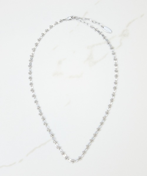 PAPILLONNER（パピヨネ）の「PAPILLONNER/アクセントチェーンネックレス（ネックレス・レディース・シルバー/ゴールド・FREE）」の10枚目の写真