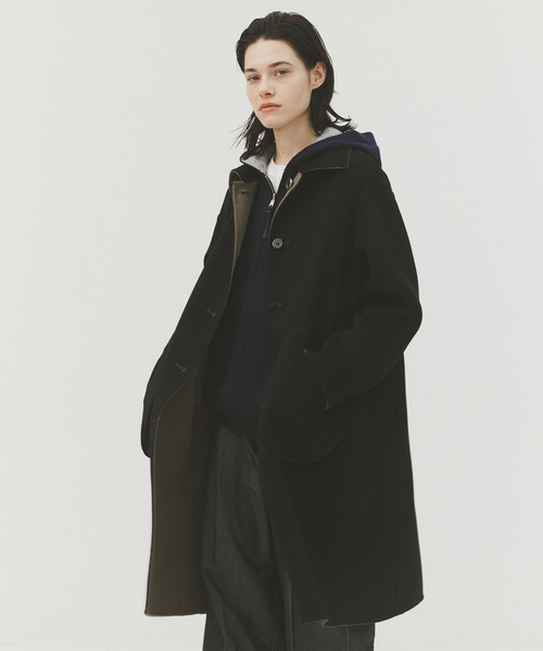 CASHMERE CASHMERE/カシミヤカシミヤ】CASHMERE REVERSIBLE OVER COAT