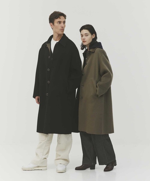 CASHMERE CASHMERE/カシミヤカシミヤ】CASHMERE REVERSIBLE OVER COAT