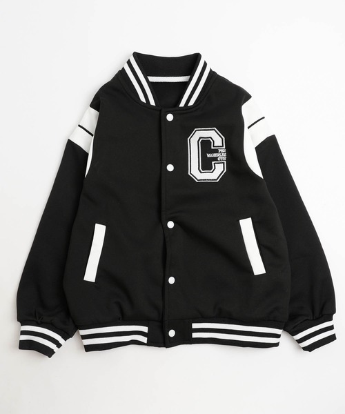 URBAN CHERRY（アーバンチェリー）の「ワンポイントロゴデザインブルゾン（ブルゾン・キッズ・ブラック・110cm/120cm/130cm）」の5枚目の写真