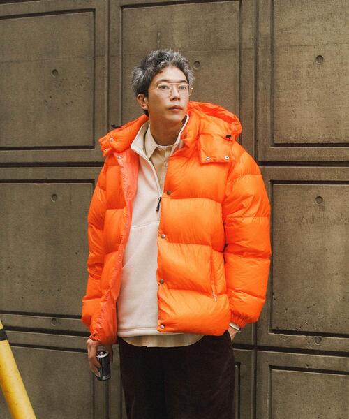 URBAN RESEARCH(アーバンリサーチ)の「KAJIF LIGHT DOWN JACKET(ダウンジャケット/コート・メンズ・グリーン系その他/オレンジ/ブラック・MEDIUM/LARGE)」の11枚目の写真