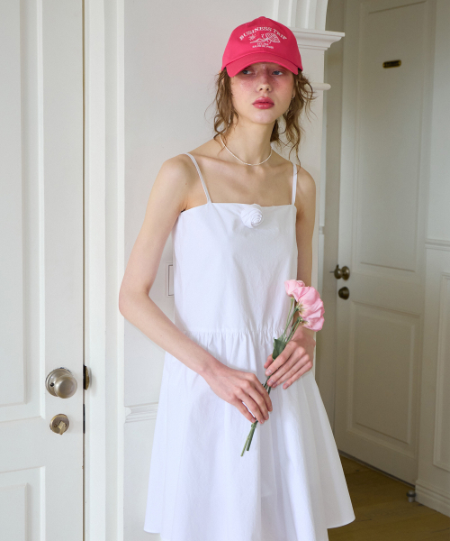 SALON DE YOHN(サロンドヨーン)の「Corsage Mini Slip Dress_ White(ワンピース・レディース・その他・MEDIUM/SMALL)」の3枚目の写真