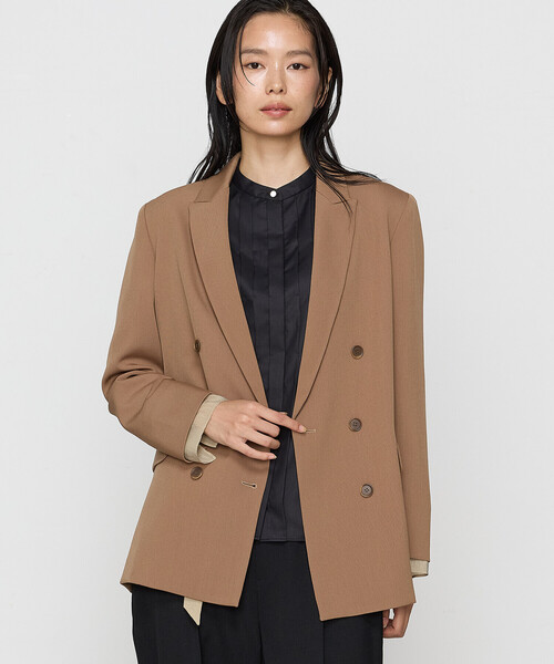 COMME CA(コムサ)の「〔 Sサイズ 〕 ツイステッドドビーカルゼ ジャケット(テーラードジャケット・レディース・チャコール・5号)」の9枚目の写真