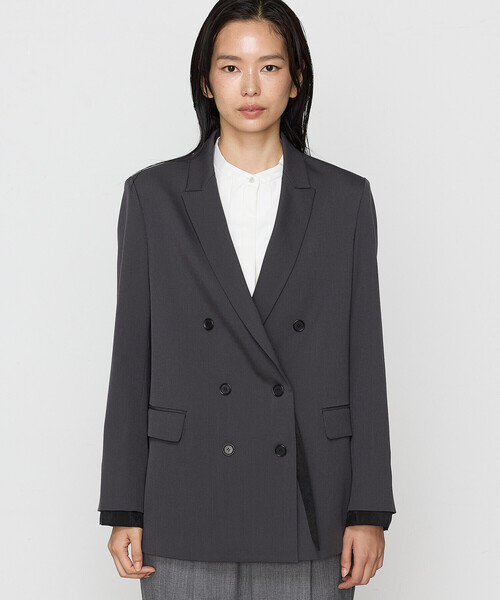 COMME CA(コムサ)の「〔 Sサイズ 〕 ツイステッドドビーカルゼ ジャケット(テーラードジャケット・レディース・チャコール・5号)」の10枚目の写真